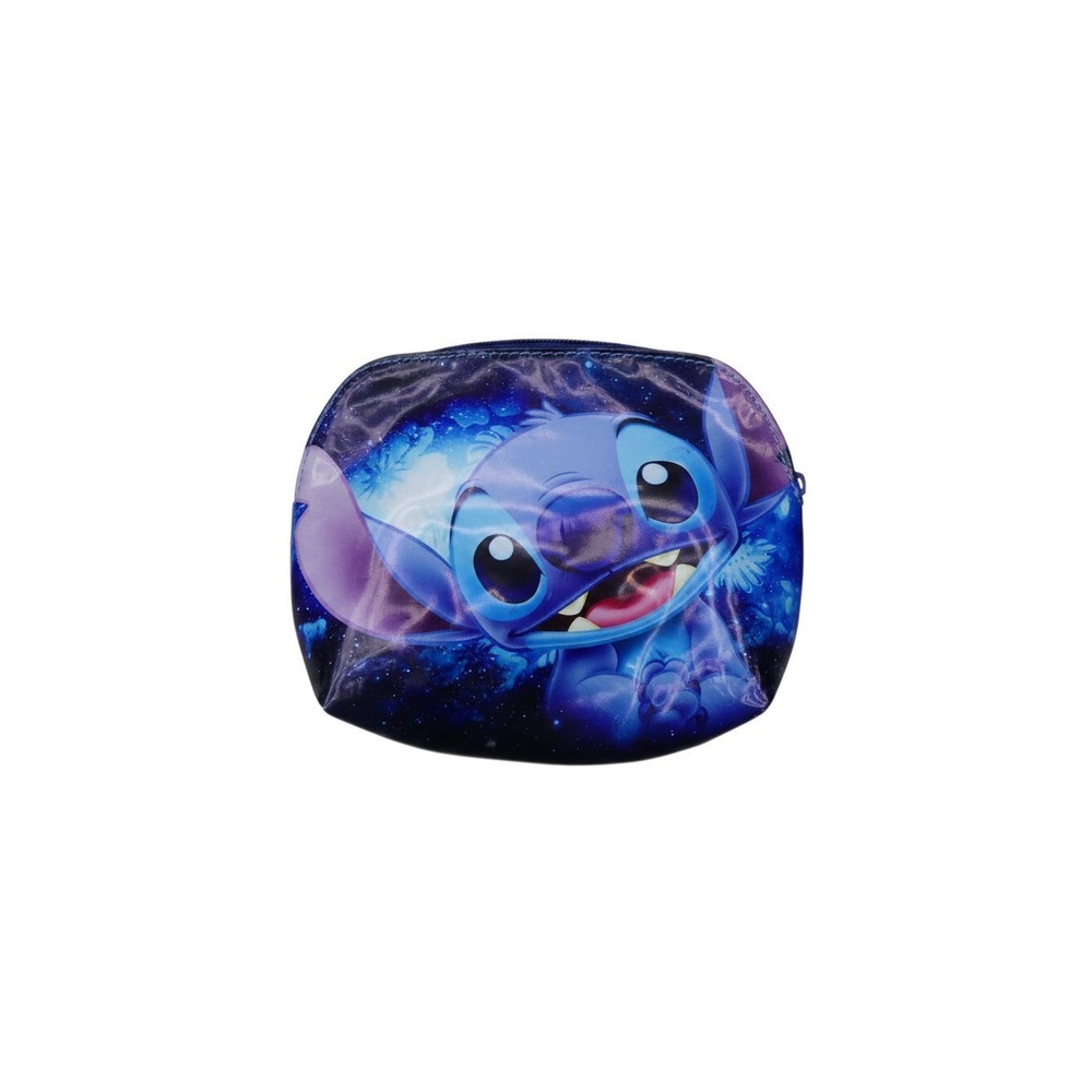 Disney Hot Topic Cosmetic Bag Unisex OS Blue New Stitch Galaxy Makeup Pouch